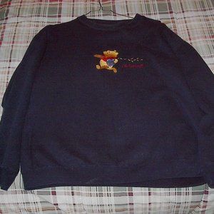 Pooh Bear, "Oh Bother" Sweatshirt, Size L